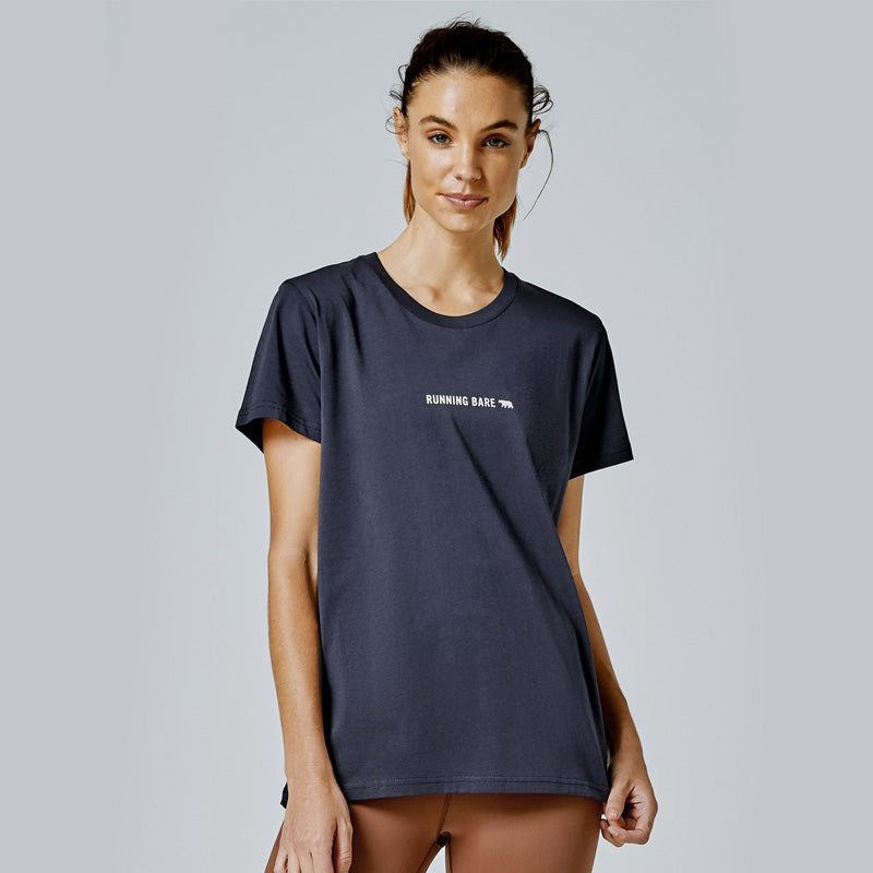 Running bare hot sale t shirt