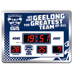 AFL LED SCOREBOARD CLOCK GEELONG CATS