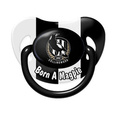 AFL BABY DUMMY COLLINGWOOD MAGPIES