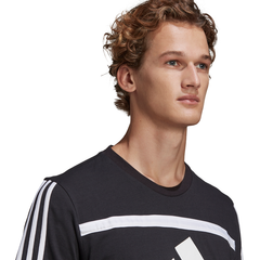 Adidas Mens Essentials Logo Colourblock Tee