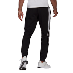 Adidas Mens Essentials Tapered Cuff 3-Stripes Pants