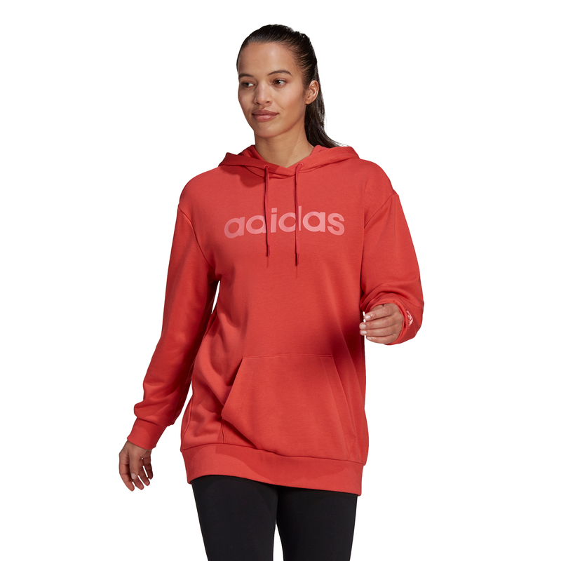 Adidas Womens Esentials Oversize Logo Hoodie