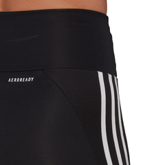 Adidas Womens 3 Striped High Rise Shorts