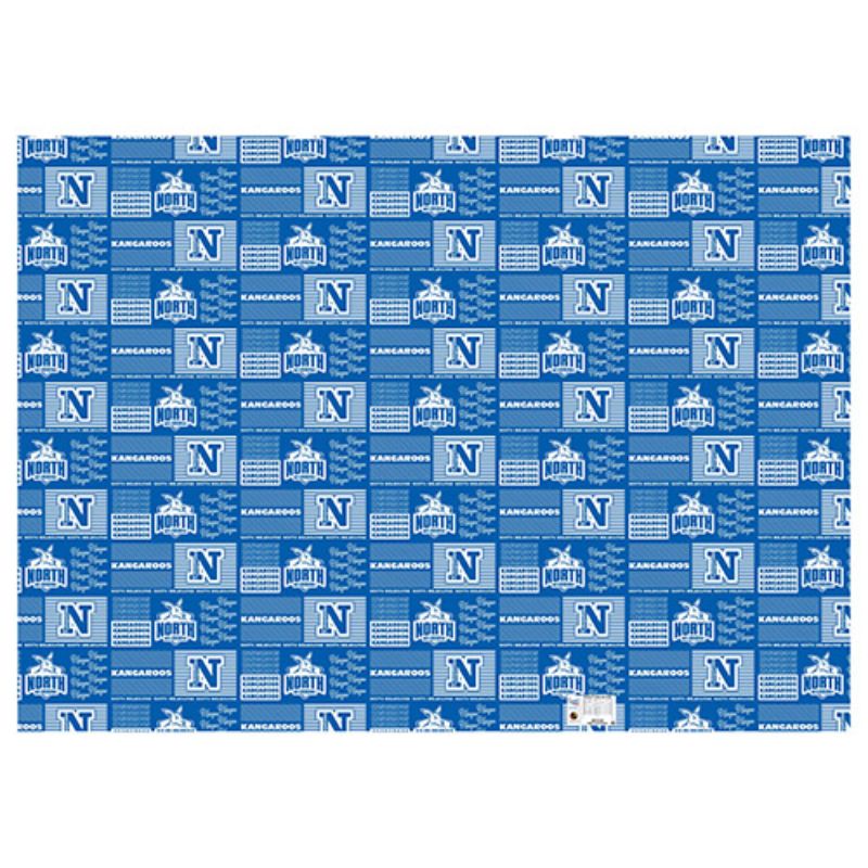 AFL WRAPPING PAPER NORTH MELBOURNE KANGAROOS