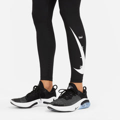 Nike Womens Swoosh Run Mid-Rise 7/8 Leggings