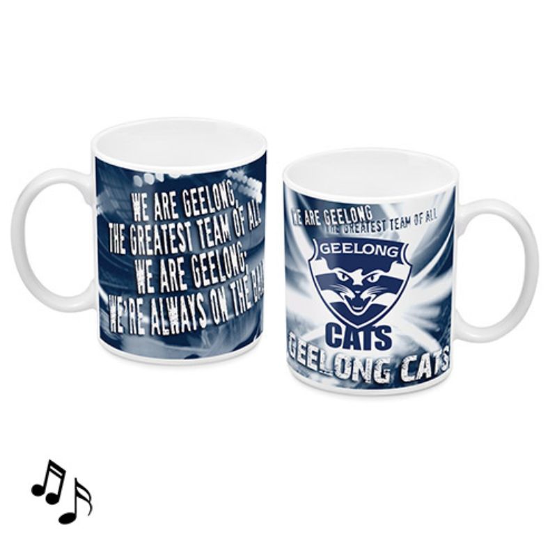 AFL MUSICAL MUG GEELONG CATS