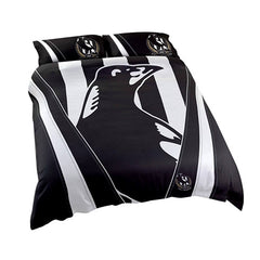 AFL QUILT COVER QUEEN COLLINGWOOD MAGPIES