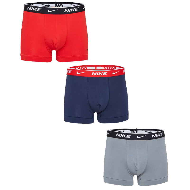 Nike Mens Everyday Cotton Stretch 3 Pack Trunks