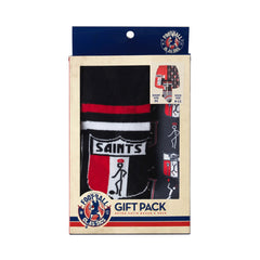 AFL Saint Kilda Saints Boxer Shorts & Socks Gift Pack