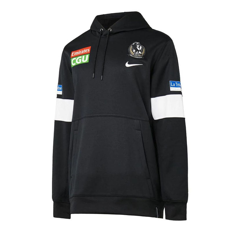 AFL Collingwood Magpies Mens Therma Pullover Hoodie